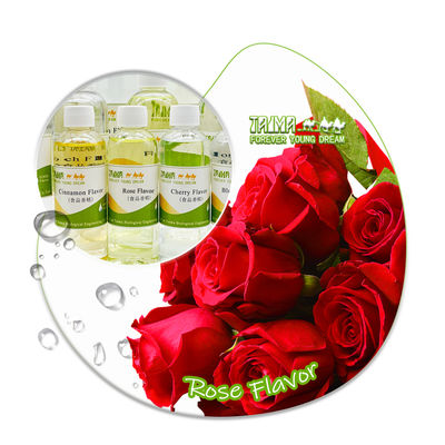 食品グレードのローズ味液 99% 純度と甘い花の香りが多用途で長持ちします