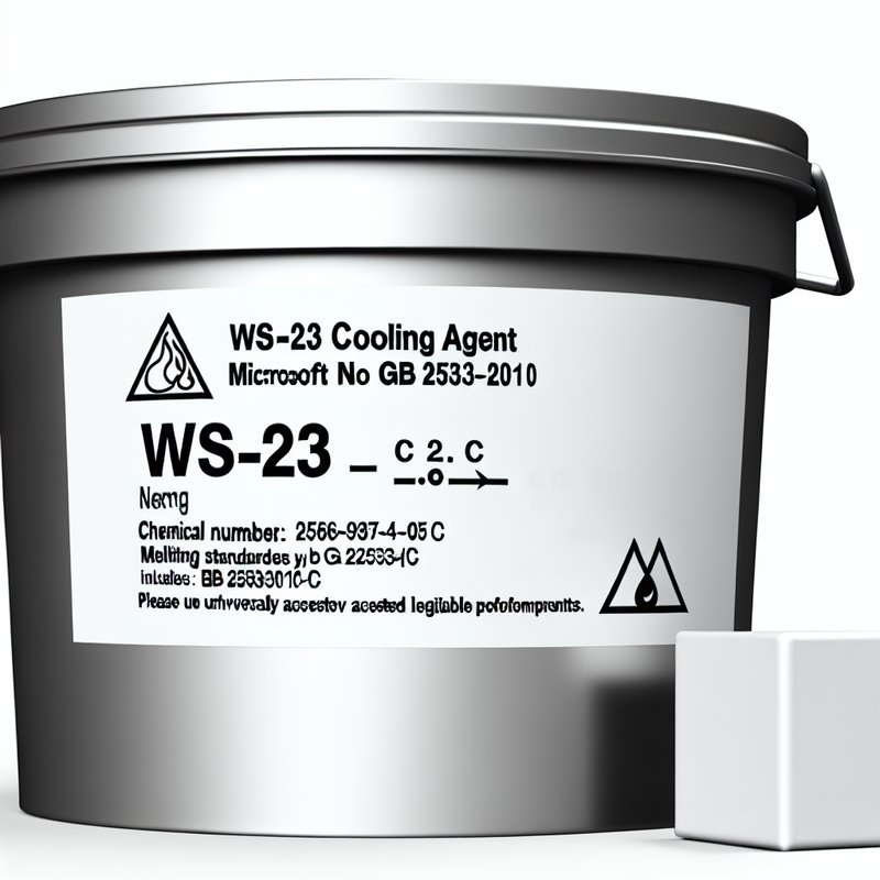 GB 25593-2010 WS-23 冷却剤 Einecs No 256-974-4 冷却性能のために -9.5°Cの溶融点